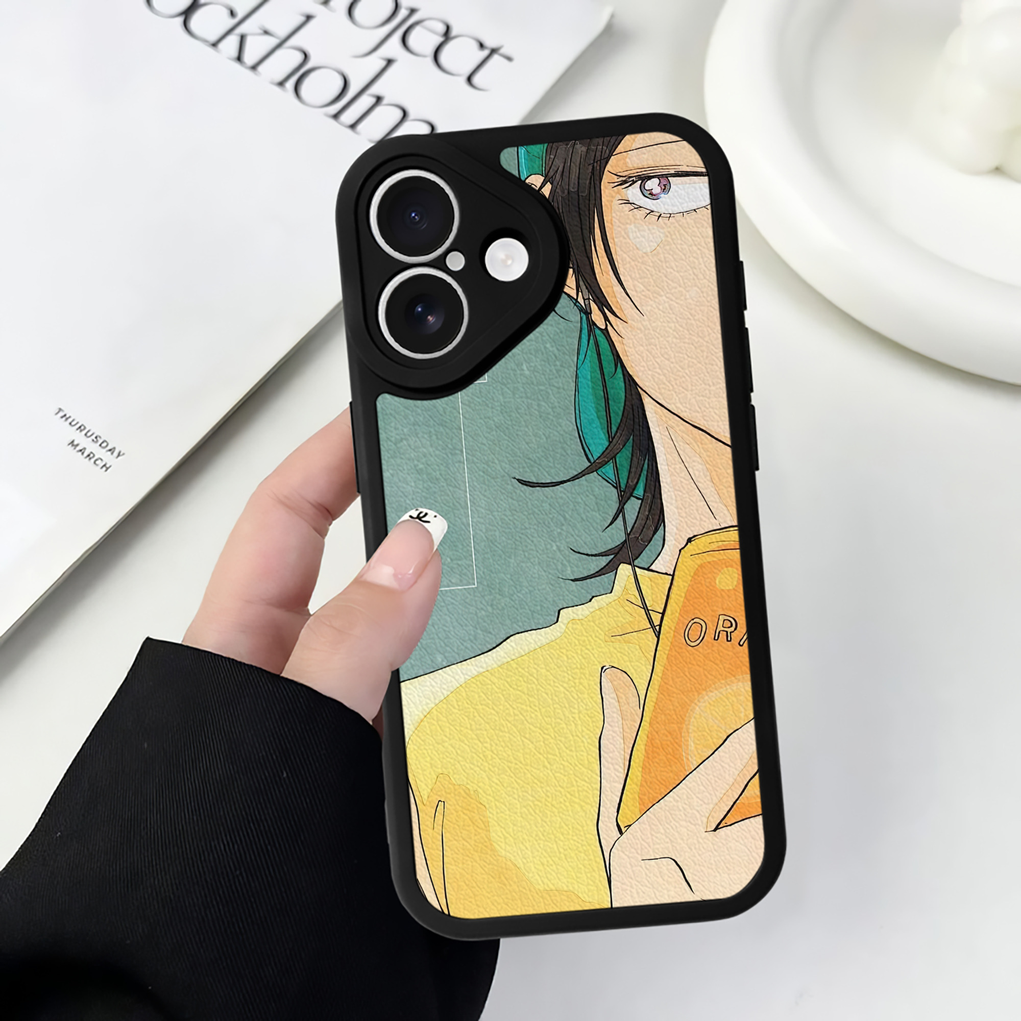 （画像用） ジョジョの奇妙な冒険 JoJo's Bizarre Adventure 【iPhone 16シリーズ対応】シリコンスマホケース（レザー調） 材質：シリコン